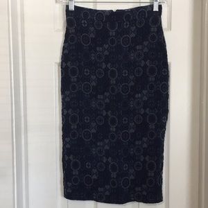 🛎Topshop women’s pencil skirt stretch  2 Sm (Q)